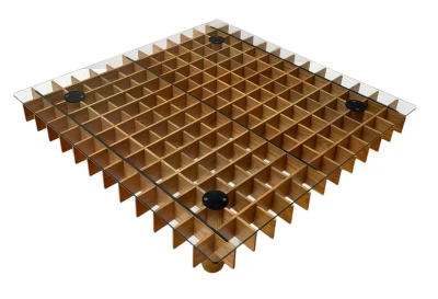 XL Kyoto Graphic Coffee Table by Gianfranco Frattini for Ghianda / Knoll, 1974